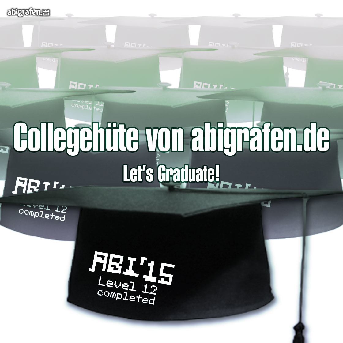 Collegehüte von abgraben.de: Let's graduate!