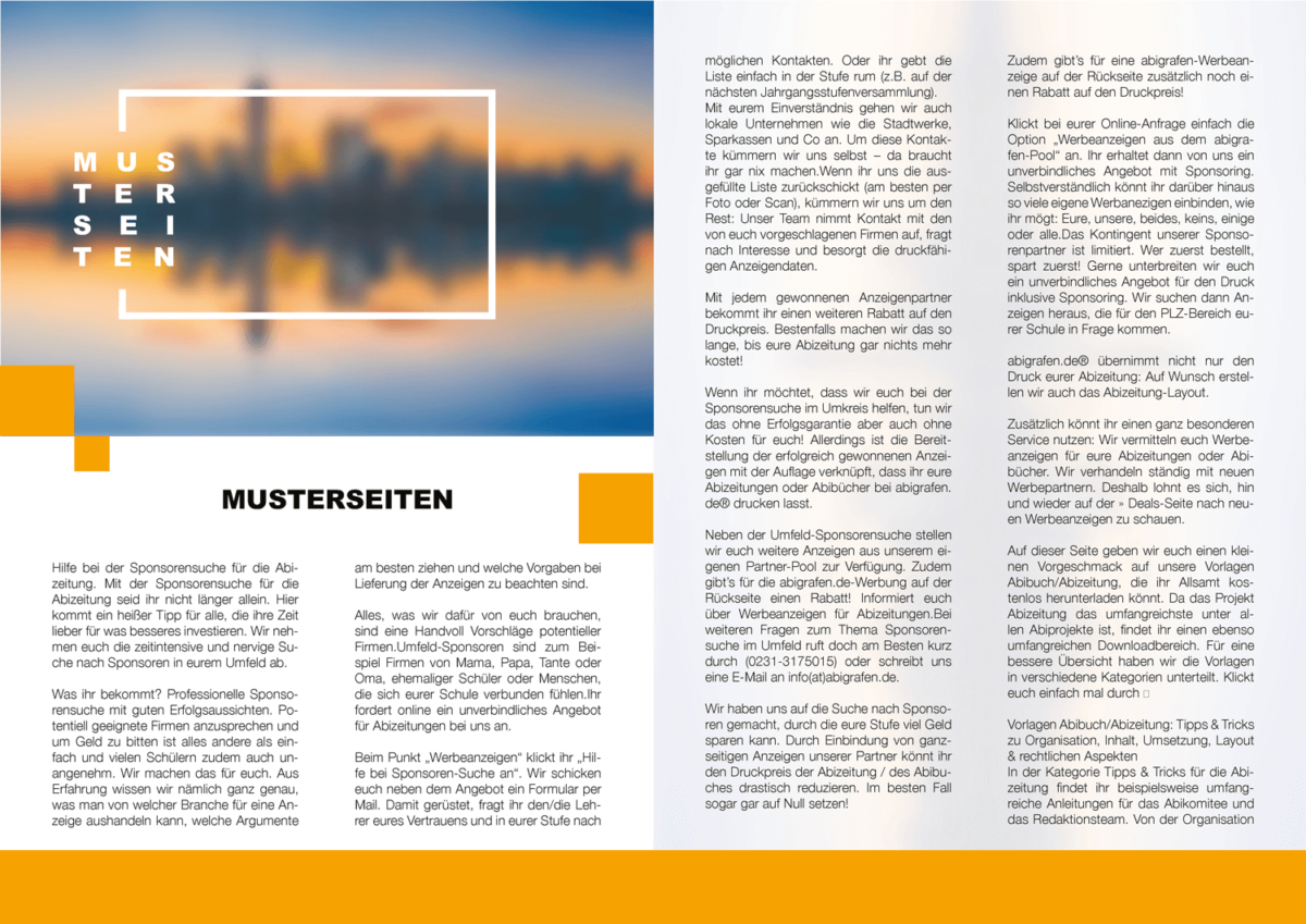 Design Beispiele Abizeitung und Abibuch – Gutes Design 2