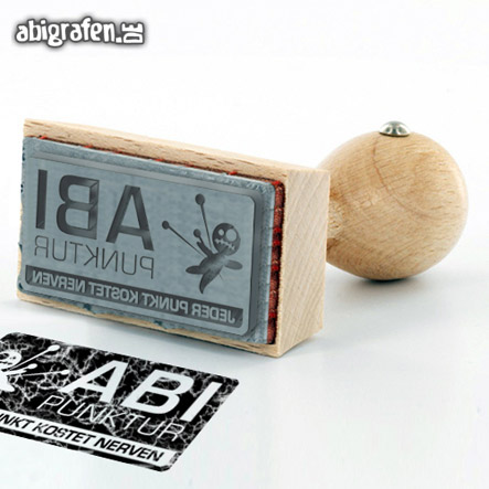 Produkte für den Abiball: individuell bedruckte Stempel
