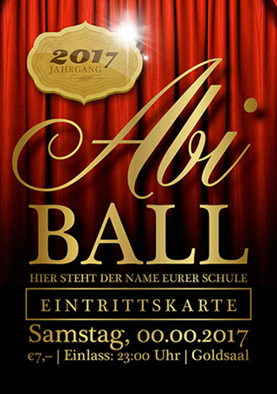 Abiparty Abiball Eintrittskarten Drucken Abigrafen De Gmbh