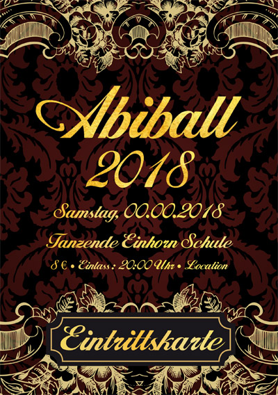 Abiparty Abiball Eintrittskarten Drucken Abigrafen De Gmbh