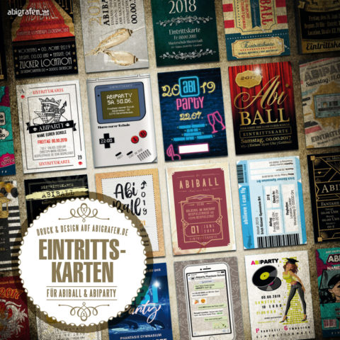 Eintritt mit Eintrittskarten Eintrittskarten Abi