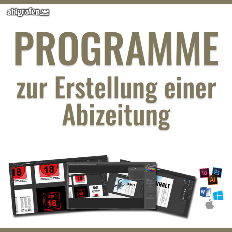 Womit gestalte ich Abizeitungen