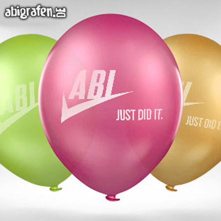 Dekoartikel für die Abi Party: individuell bedruckte Luftballons