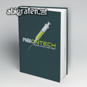 ABIontech Abi Motto / Abibuch Cover Entwurf von abigrafen.de®