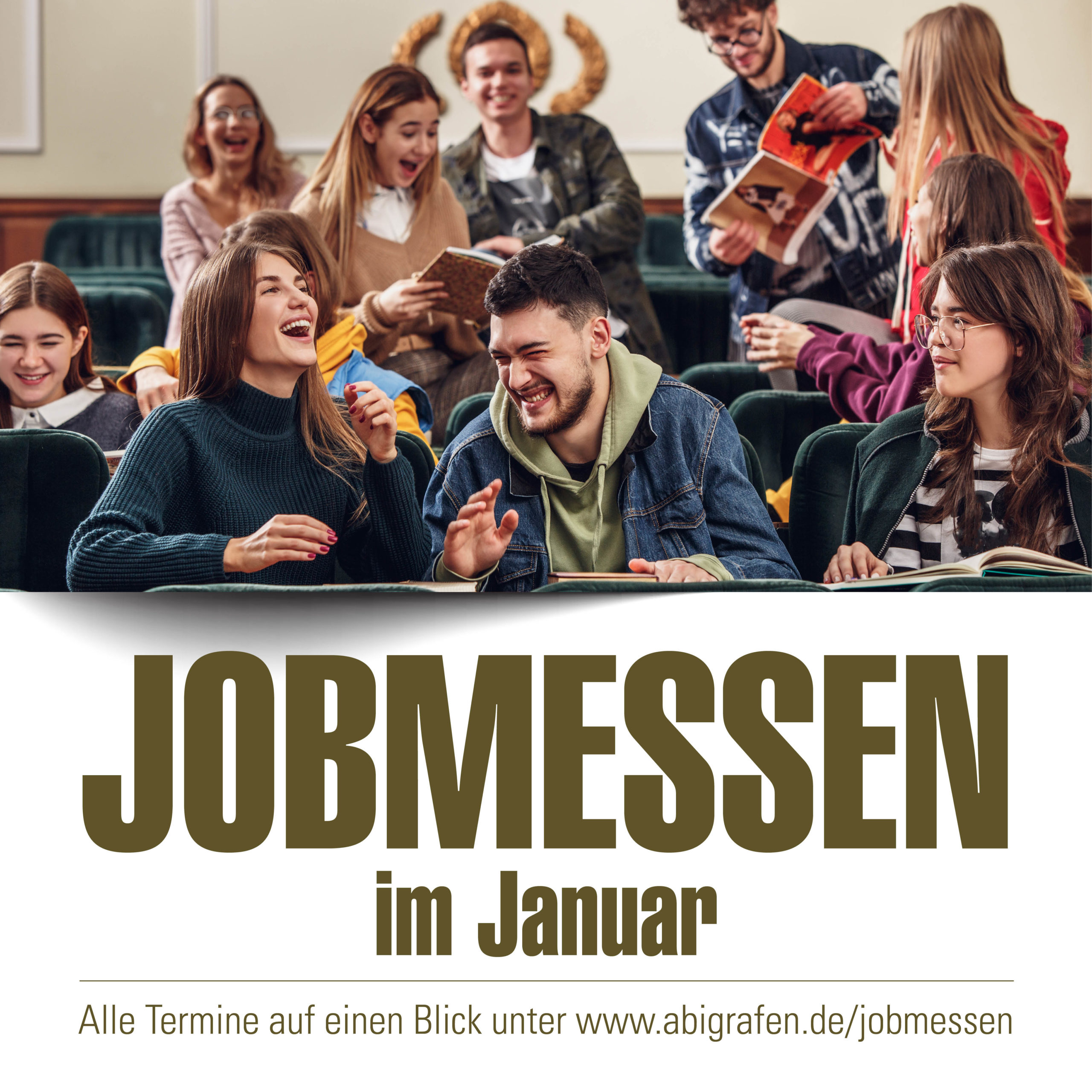 Startet das Jahr mit den von abigrafen.de empfohlenen Jobmessen und sucht euren Traumjob, Studiengang und vieles mehr