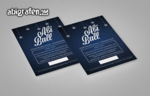 Eintrittskarte Grundlayout Abiball von abigrafen.de Abiball Referenzprojekt abigrafen.de