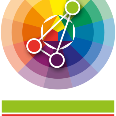 Komplementärer Farbendreiklang für die Abizeitung