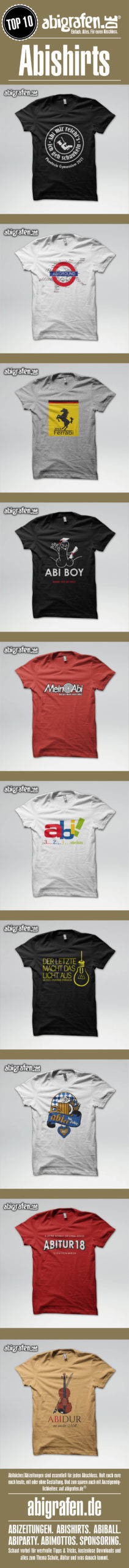 Top 10 Abishirts mit abigrafen.de