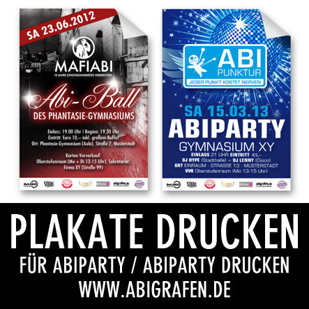 Plakate Abiparty Abiball Plakate Abiparty Abiball