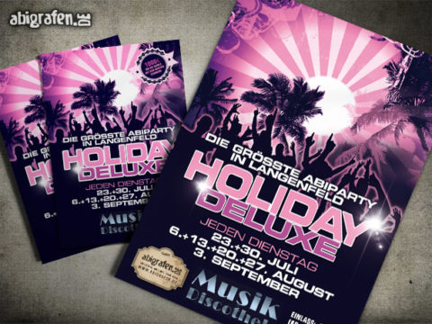 Abiparty Holiday Deluxe Referenzprojekt abigrafen.de Abishop