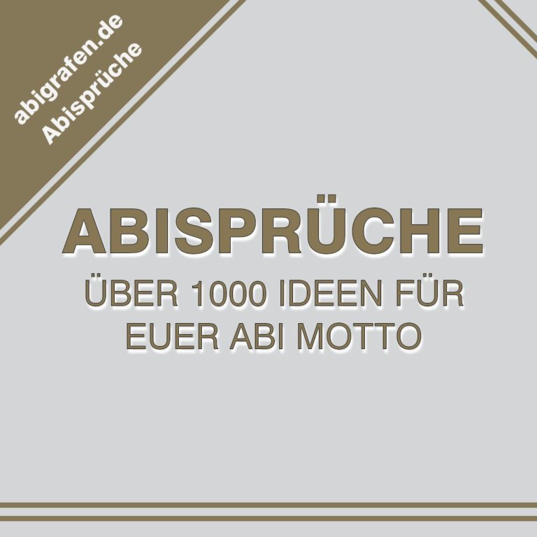 Sprüche rund ums ABI