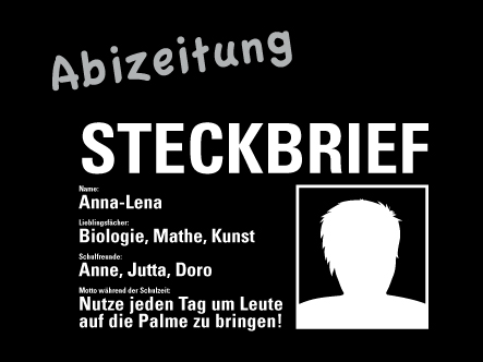 Steckbrief ideen abizeitung Lehrer steckbrief