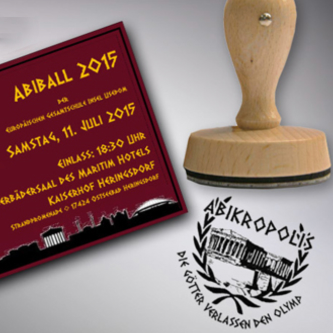 Stempel Abiball Abimotto