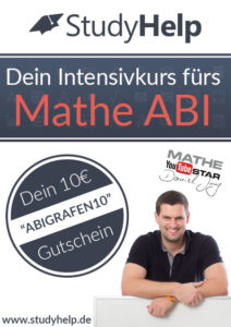 StudyHelp Gutschein Intensivkurs Mathe-Abitur - abigrafen.de® GmbH