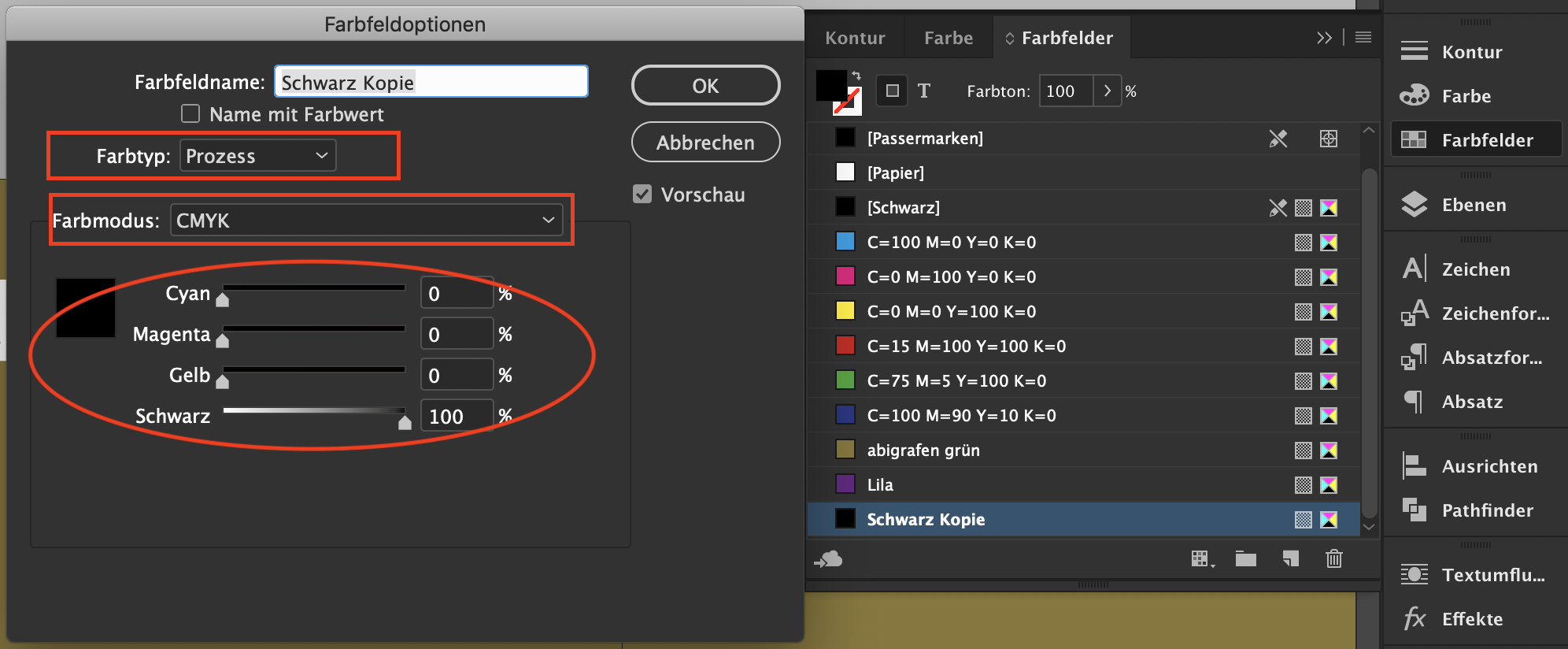 Abizeitung Schritt für Schritt Anleitung: Farben in InDesign® bearbeiten