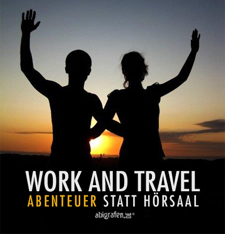 work and travel nur hinflug