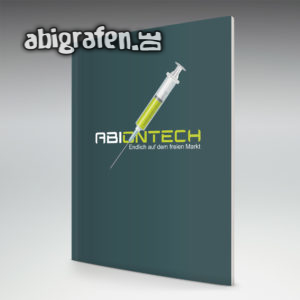 ABIontech Abi Motto / Abizeitung Cover Entwurf von abigrafen.de®